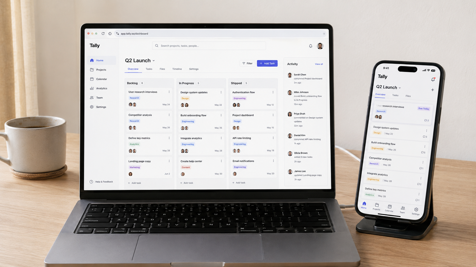 A live SaaS MVP built with our MVP development services