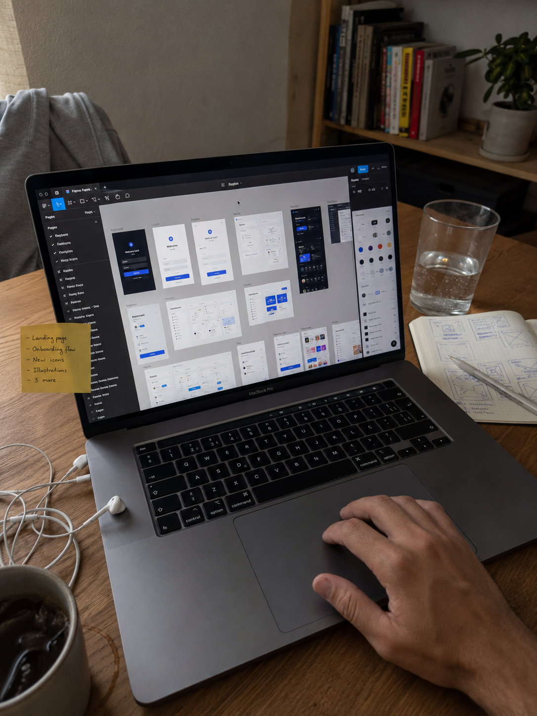 UI UX design services Figma workflow VedaCreatives